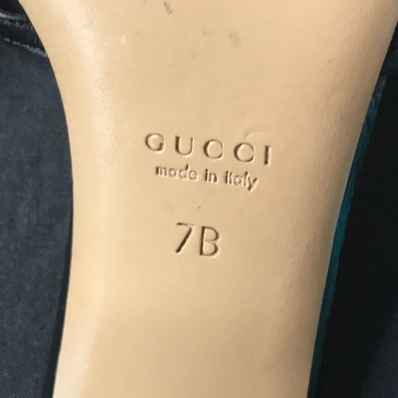 Gucci Black Heels with Silver GG - Picture 8 of 9